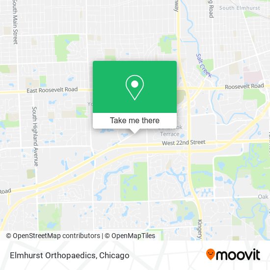 Elmhurst Orthopaedics map