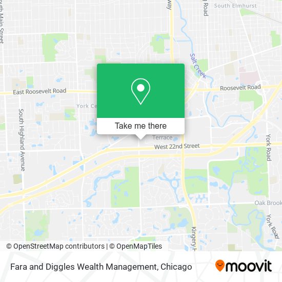 Fara and Diggles Wealth Management map