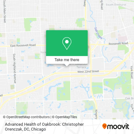Advanced Health of Oakbrook: Christopher Orenczak, DC map