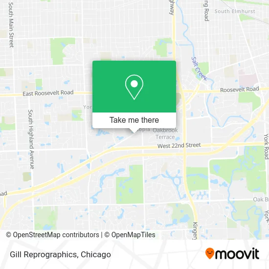 Gill Reprographics map