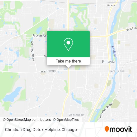 Mapa de Christian Drug Detox Helpline