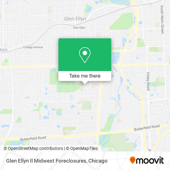 Glen Ellyn Il Midwest Foreclosures map