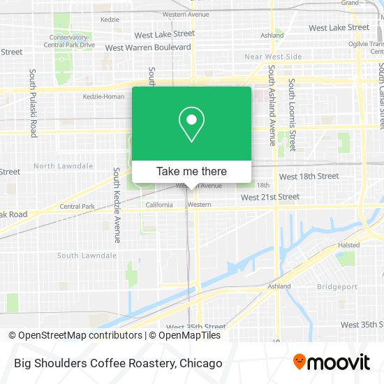 Big Shoulders Coffee Roastery map