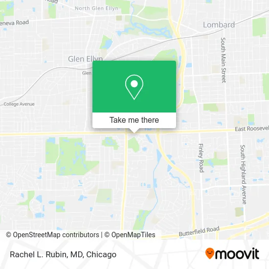 Rachel L. Rubin, MD map