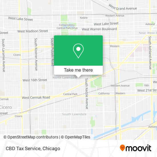 CBD Tax Service map