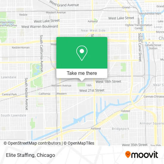 Elite Staffing map