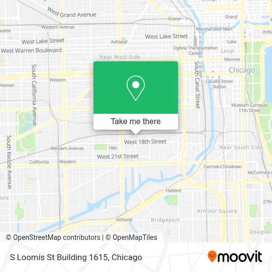 S Loomis St Building 1615 map