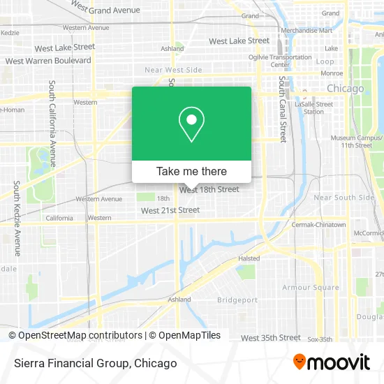 Sierra Financial Group map