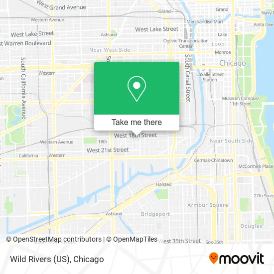 Mapa de Wild Rivers (US)
