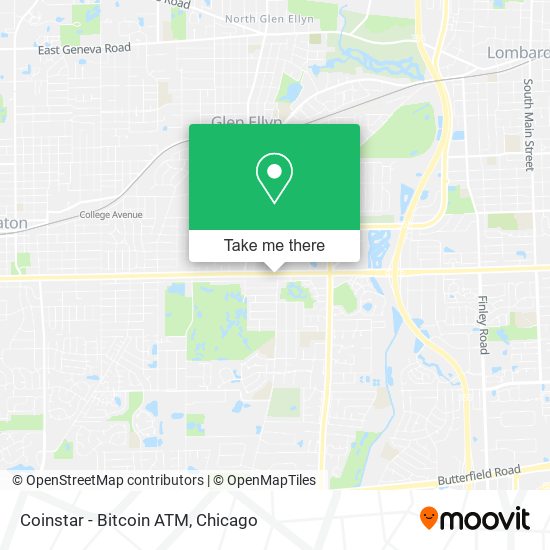 Mapa de Coinstar - Bitcoin ATM