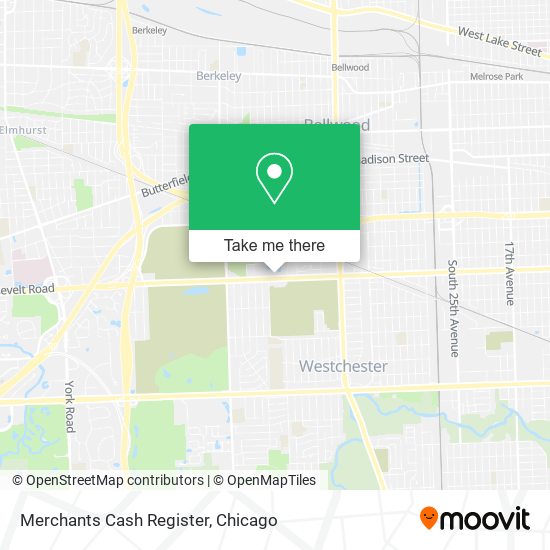 Mapa de Merchants Cash Register