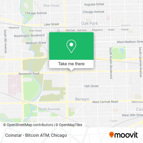 Mapa de Coinstar - Bitcoin ATM