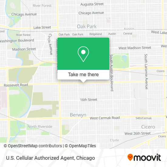 U.S. Cellular Authorized Agent map