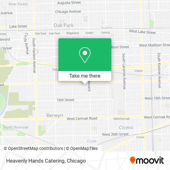 Heavenly Hands Catering map