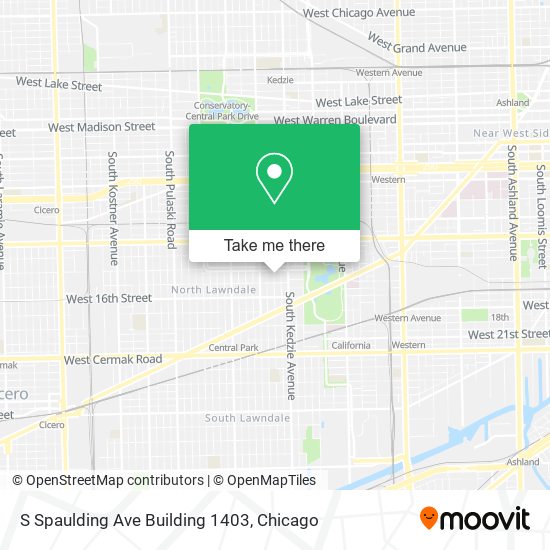 S Spaulding Ave Building 1403 map