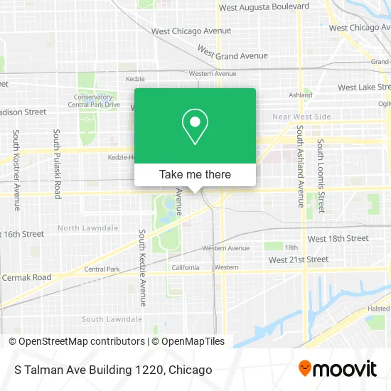 S Talman Ave Building 1220 map