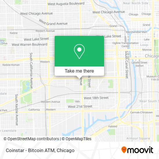 Coinstar - Bitcoin ATM map