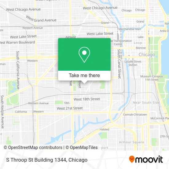 S Throop St Building 1344 map