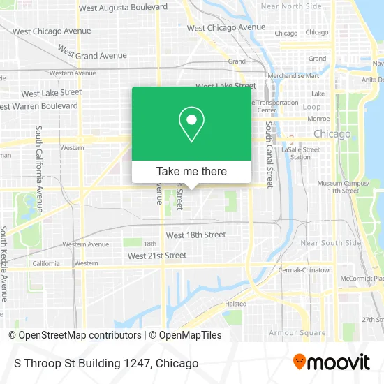 S Throop St Building 1247 map