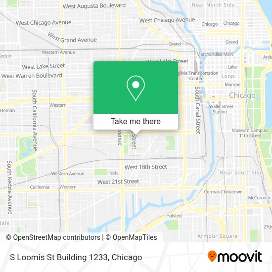 S Loomis St Building 1233 map