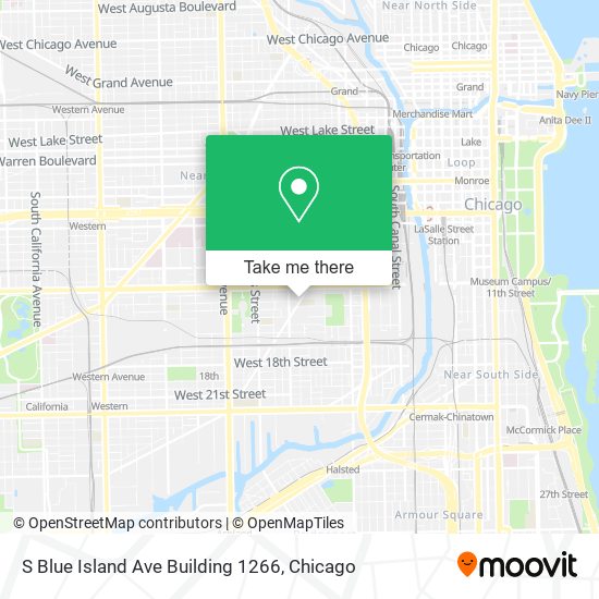 Mapa de S Blue Island Ave Building 1266