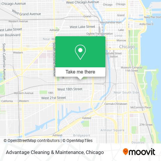 Mapa de Advantage Cleaning & Maintenance