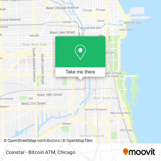 Coinstar - Bitcoin ATM map