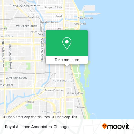 Mapa de Royal Alliance Associates