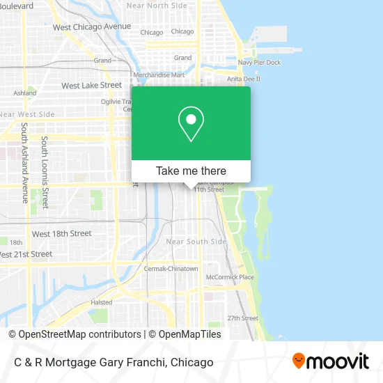 C & R Mortgage Gary Franchi map