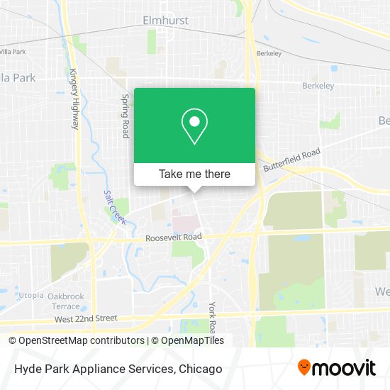 Mapa de Hyde Park Appliance Services
