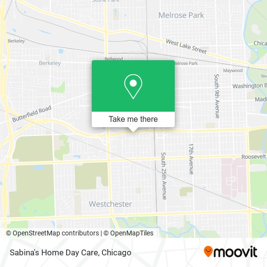 Sabina's Home Day Care map