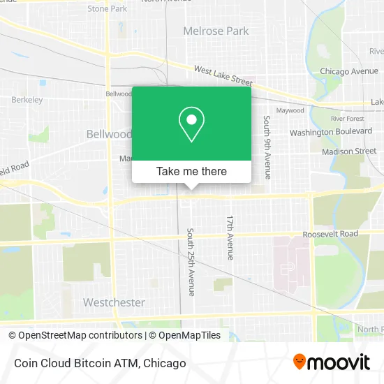 Coin Cloud Bitcoin ATM map