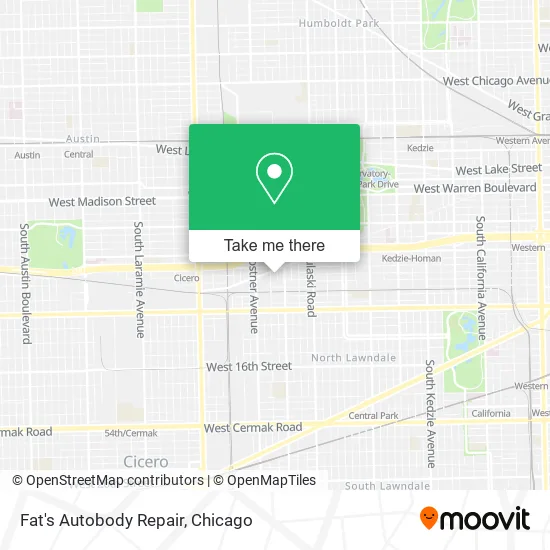 Fat's Autobody Repair map