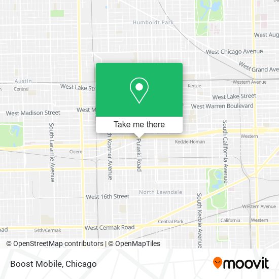 Boost Mobile map