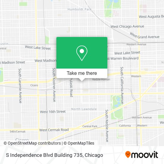 Mapa de S Independence Blvd Building 735