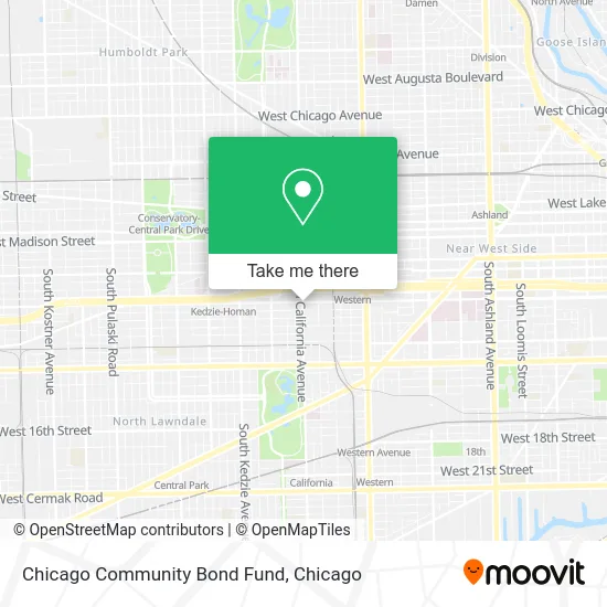 Chicago Community Bond Fund map