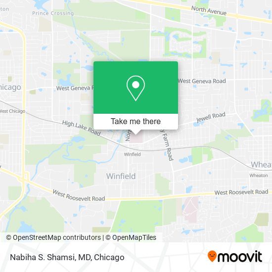 Nabiha S. Shamsi, MD map