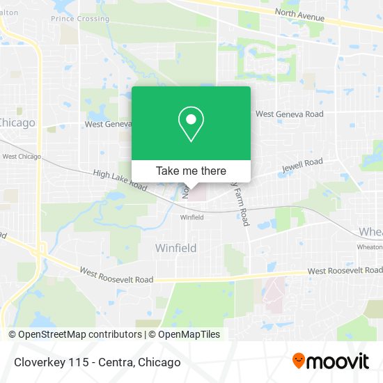 Cloverkey 115 - Centra map