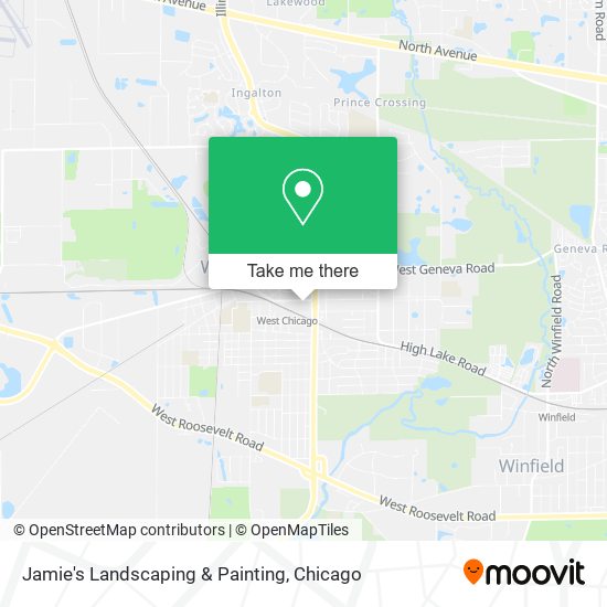 Mapa de Jamie's Landscaping & Painting