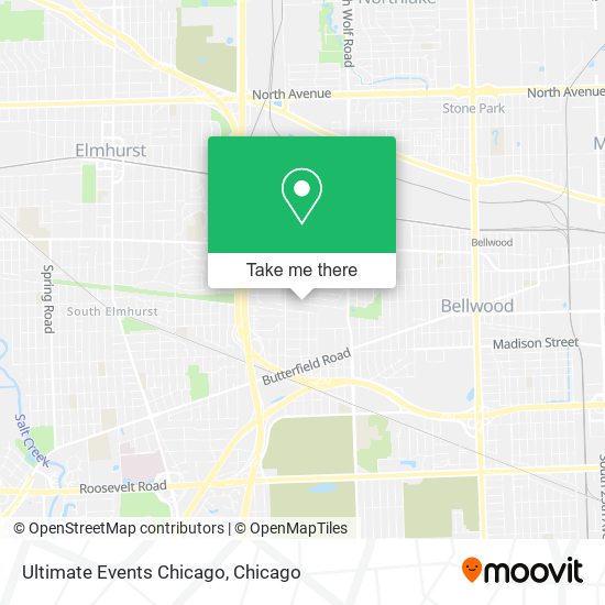 Ultimate Events Chicago map