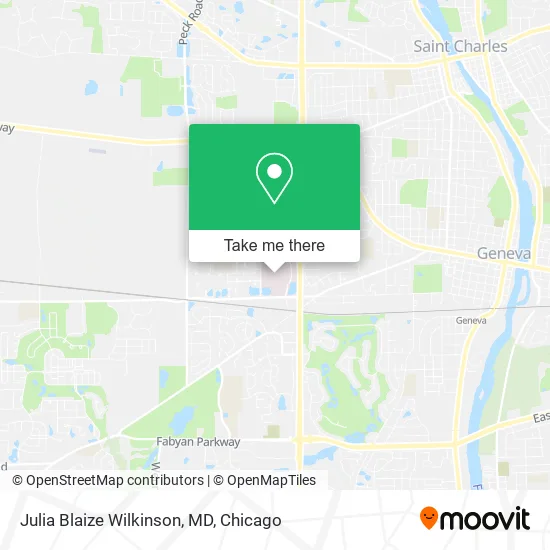 Julia Blaize Wilkinson, MD map