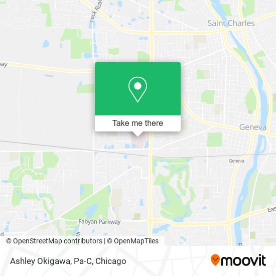 Mapa de Ashley Okigawa, Pa-C