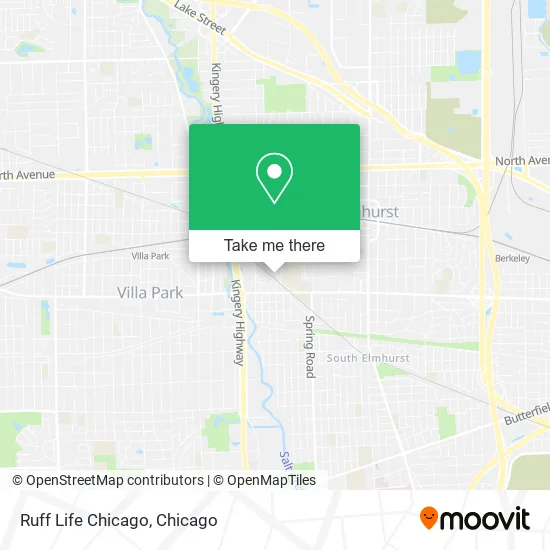 Ruff Life Chicago map
