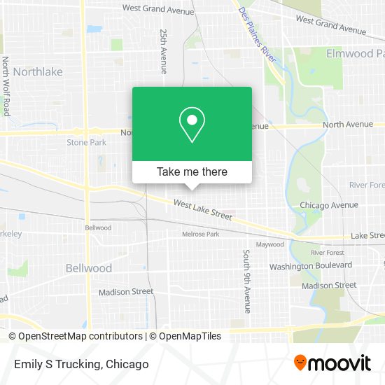 Mapa de Emily S Trucking