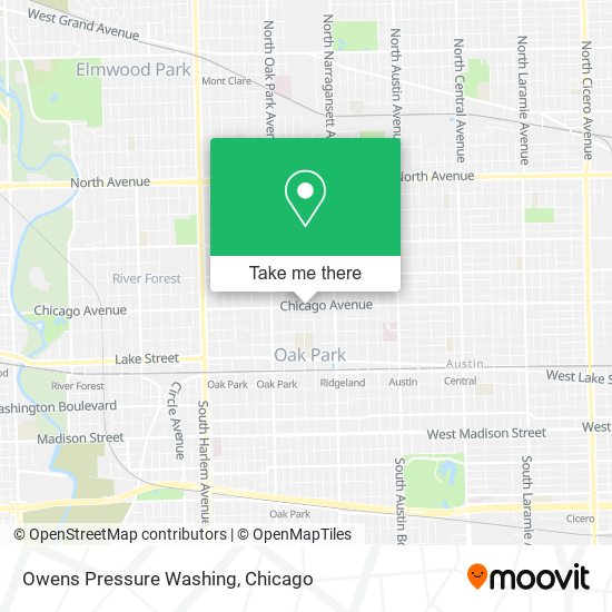 Owens Pressure Washing map