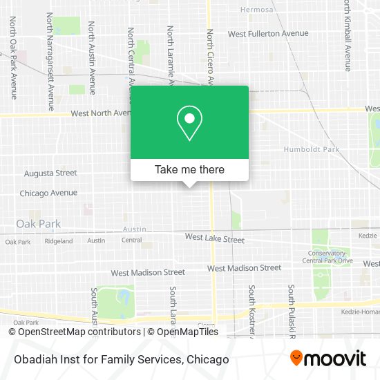 Mapa de Obadiah Inst for Family Services