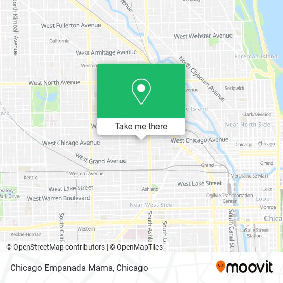 Chicago Empanada Mama map