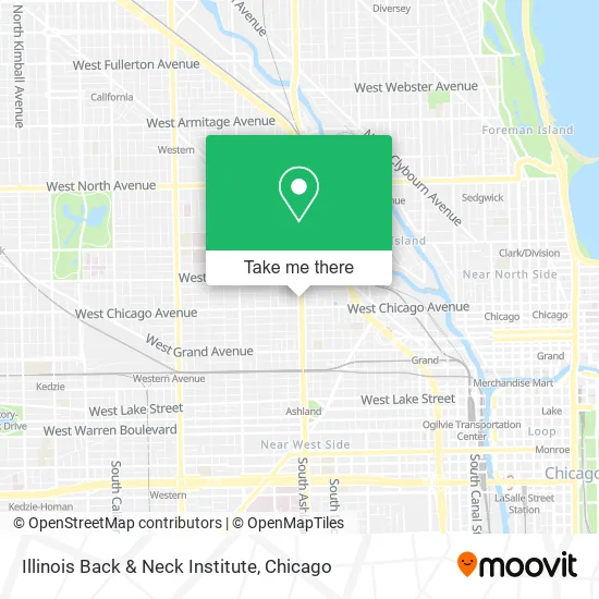 Illinois Back & Neck Institute map