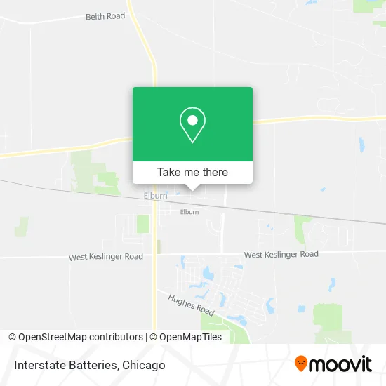 Interstate Batteries map