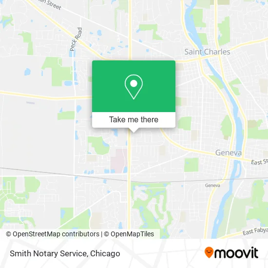 Smith Notary Service map